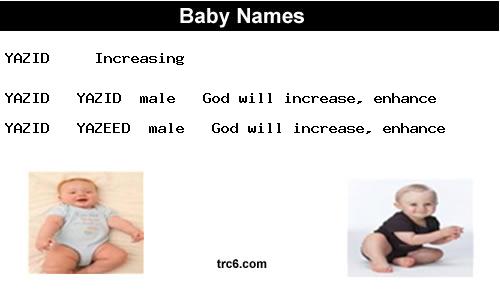 yazid---yazid baby names